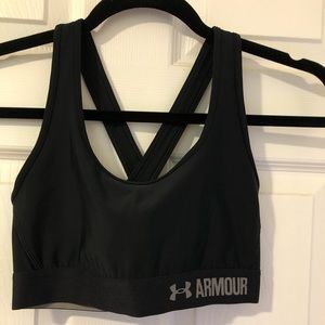 Black Under Armour Sports Bra
